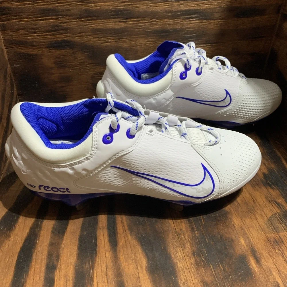 Nike Hyperdiamond 4 Elite White Softball‎ Cleats Women's Size 7  FZ0923-101 New